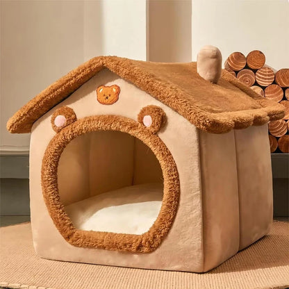 Casa plegable, extraíble y lavable para mascotas